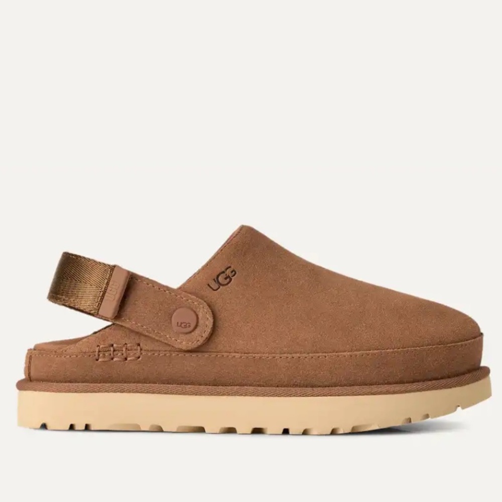 UGG Goldenstar Clogs In Chestnut - Picture 2 of 11